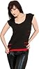 Spiral Women's T-Shirt, Black (Black & Red 005), 16 UK #1