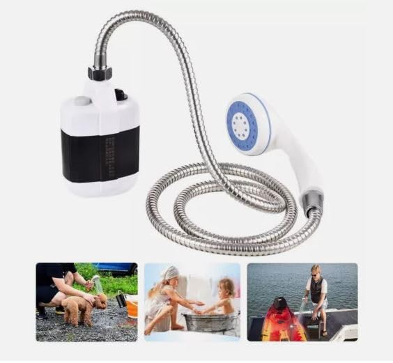 See full amazon price history chart for VishBin Portable Shower for Camping, Outdoor Camp Shower Pump Rechargeable Shower 2200mAh Battery Powered Handheld Shower Heads for Camping, Hiking, Beach Washing, Traveling, Pet Cleaning, Watering VishBin Portable Shower for Camping, Outdoor Camp Shower Pump Rechargeable Shower 2200mAh Battery Powered Handheld Shower Heads for Camping, Hiking, Beach Washing, Traveling, Pet Cleaning, Watering (B0DF2MV41K) Amazon Price History, Amazon Price Tracker
