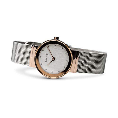 Image of Bering Women's Quartz Movement Watch - Classic Collection with Stainless Steel and Sapphire Glass 10126-XXX