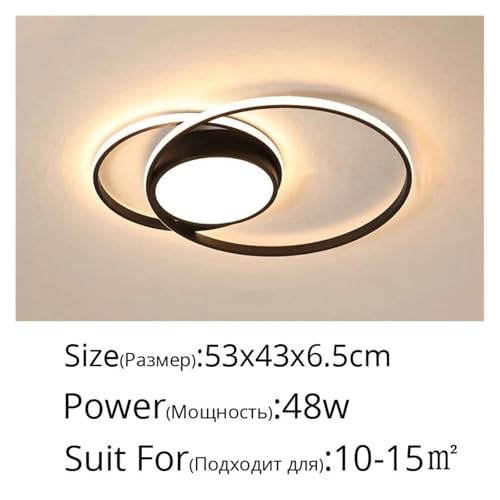Lustre LED moderne cuisine salon appartement dimmable - 2