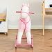 HOMCOM Caballito Balancín Bebé Balancín Peluche Caballo Madera para Niños +3 Años...