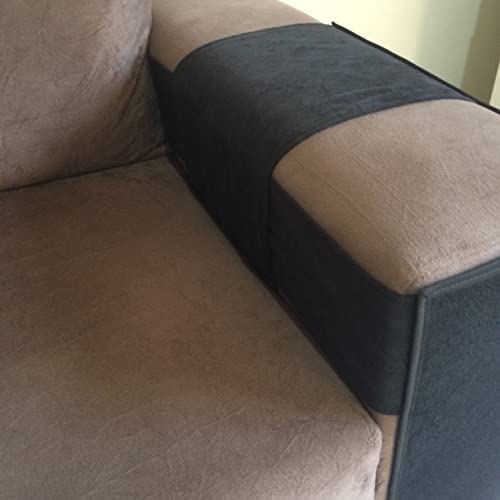 Arranhador para gatos e protetor do braço do sofá - par - tamanho 50x70 cm CORES:Preto