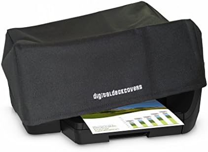 DigitalDeckCovers Printer Dust Cover & Protector for HP OfficeJet Pro 6830 / 6835 / 6950 - 6960 / 6962 / 6968 / 6970 / 6974/ 6975 / 6978 [Antistatic, Water Resistant, Heavy Duty Fabric, Black]