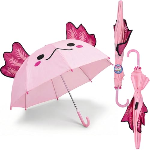 Pink Axolotl Umbrella - 28' (1 Pc) - Perfect for...