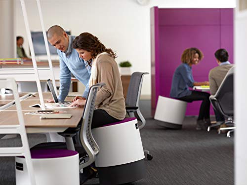 Image of Steelcase Turnstone Buoy, Scarlet Fabric, White