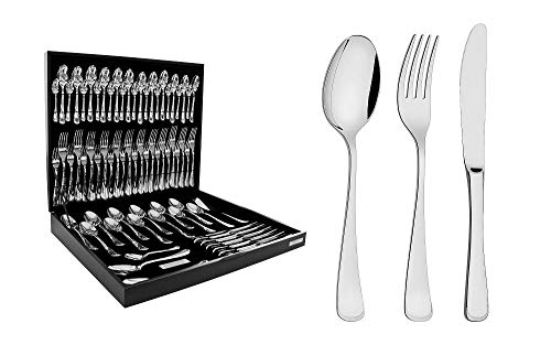 Faqueiro Tramontina Em Aço Inox Com Facas Econômicas De Mesa Forjadas E Estojo De Madeira Acabamento Alto Brilho Com Detalhes No Cabo 76 Peças Tramontina Inox Faqueiro Aco Inox 76 Pcs Monaco