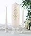 Lillian Rose Wedding Ceremony Unity Candle Ivory Pearl Set, Multicolor, Multi