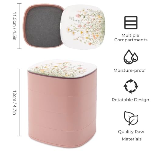 Boîte à bijoux rotative sauvage pour ranger vos bagues sur la coiffeuse - 3