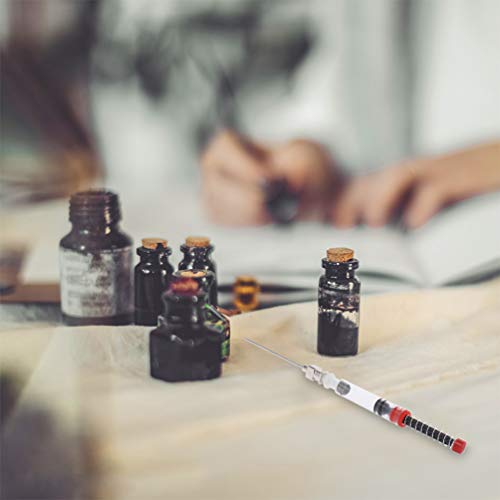 3 Pecas Conversor De Caneta-tinteiro Enchimento De Mola De Caneta Absorvedor De Tinta Seringa De Enc