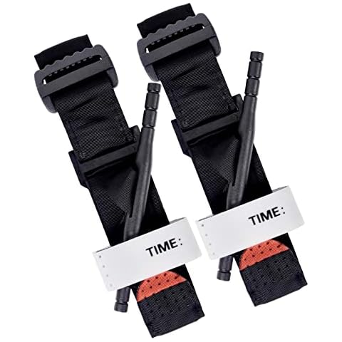 DQTYE 2pcs Tourniquet, Outdoor Tourniquet Tactical Strap Quick Release Buckle One-handed Operated For Sports Camping Sports Hiking Cover