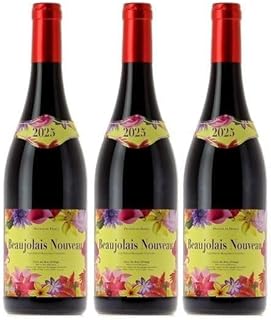 【船便】【3本セット】カーヴ デュ ボワ ドワン ボジョレー ヌーヴォー 2025 赤 ガラス瓶 750ml×3[ボジョレーヌーボー 2025]