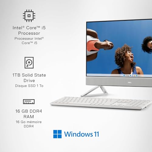 Nextgenoem Inspiron 5420 All In One Desktop - 23.8-Inch Fhd 60 Hz Display, Core I5-1335U Processor, 16Gb Ddr4 Ram, 1Tb Ssd, Intel Iris Xe Graphics thumb #4