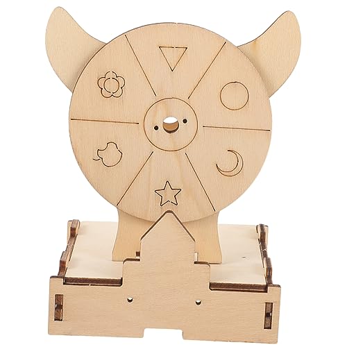 FAVOMOTO 1 Set Rotatable Prize Wheel Accessories Puzzle Prize Wheel Game Easy Assembly Party Game