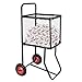 Sports Ball Locker with Wheels, Pro Rolling Sports Batting Practice Balls Cart Holder 300 Baseballs/150 Softballs Heavy-Duty Portable Baseball Storage Rack for Caddy Gym School Club 22''x24''x45''