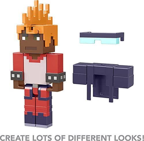 Mattel Minecraft Creator Series Wrist Spikes Figure, Collectible Building Toy, 3.25-Inch Action Figure With Accessories, Gift For Ages 6 Years & Older #TOP3