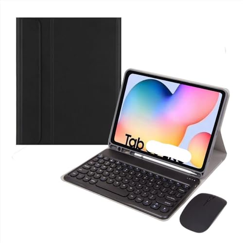 Funda teclado Samsung Tab S9 FE Plus con ranura de bolígrafo y ratón inalámbrico