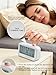 Bovintex Medication Pill Reminder, Rechargeable Talking Alarm Clock with 3 Custom Voice Recording Alarms, Touch-to-Talk, a Digital Alarm Clocks Gift for Mom/Dad/Seniors/Elderly