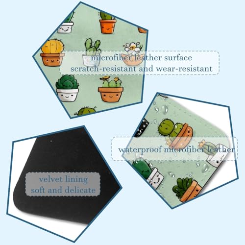 Funda para ordenador portátil de 35 cm de cactus para oficina y universidad 3