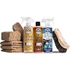 Chemical Guys Complete Leather Cleaner and Conditioner Detailing Kit with Total Interior, for Cars, Home, Office, and More (Works on Natural, Faux Leather and More) 9 Items – HOL412