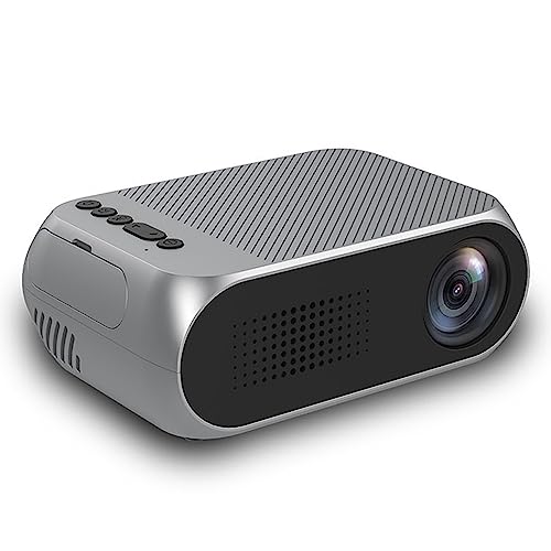 IZHIUTP Mini Projecteur HD 1080P DLP Portable avec Batterie Rechargeable YG320, LCD USB et Film 100-240 V (US)