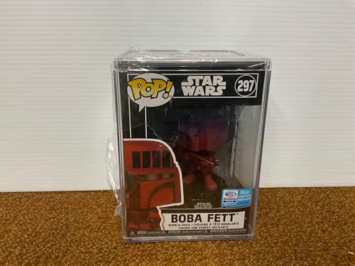 POP 2020 Wondercon Shared Exclusive Star Wars #297 Futura Boba Fett (Red)
