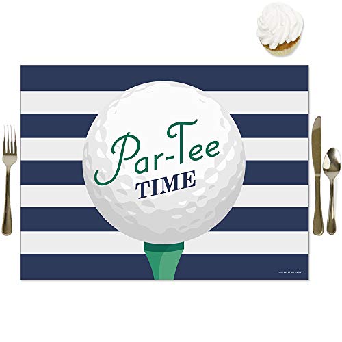 Big Dot Of Happiness Par-Tee Time - Golf - Party Table Decorations - Birthday Or Retirement Party Placemats - Set Of 16 #TOP20