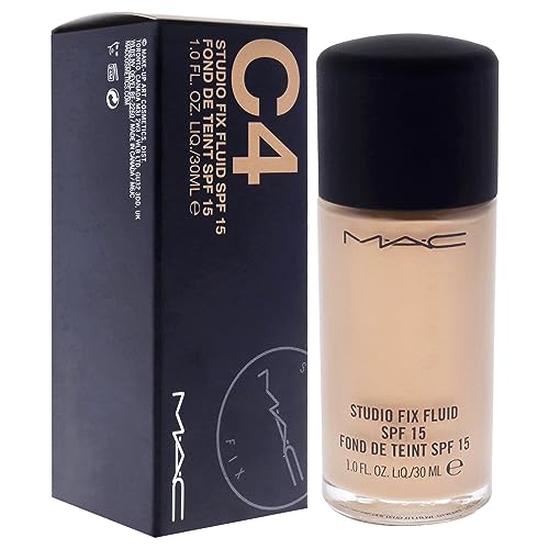 Studio Fix Fluid Spf 15 - C4 By Mac For Women - 1 Oz Foundation #TOP2