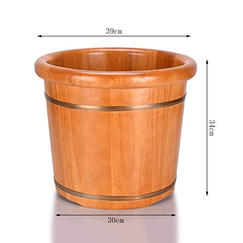 Spa de pies de madera tipo barril para pedicura miniatura 4