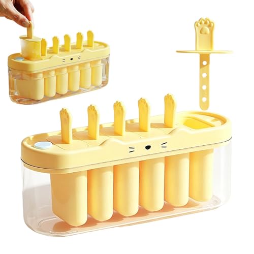 Riaisttd De helados caseros – Antigoteo y fácil liberación, para helados con palitos – Para zumo, yogur, mermelada, gelatina, pudín, casa, dormitorio, fiesta, apartamentos