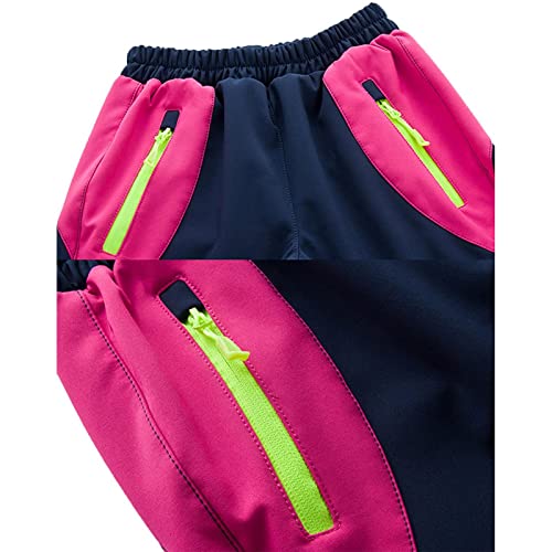 Kids Rain Pants Toddler Lightweight 𝗪aterproof Pants Outdoors Trousers for Boys Girls Kids Windproof Trousers2