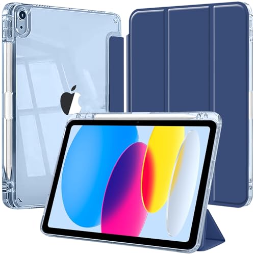 Funda para iPad (A16) 11.ª/10.ª Gen 2025 2022 con Portalápiz Marino