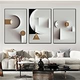 Photo Gallery jjoias 3 pezzi motivo geometrico arte visiva moderna astratta tela pittura poster e stampe immagini da parete per soggiorno cucina ufficio casa decorazione-50 * 70cm*3 pezzi (stampa senza cornice) Photo Gallery jjoias 3 pezzi motivo geometrico arte visiva moderna astratta tela pittura poster e stampe immagini da parete per soggiorno cucina ufficio casa decorazione-50 * 70cm*3 pezzi (stampa senza cornice)