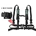 BESTZHEYU 2 PCS 4 Point Harness with 2 Inch Comfortable Heavy Duty Shoulder Padding with Quick Auto buckle for UTV ATV Sports Car, Racing Car, Car Black Racing Harness
