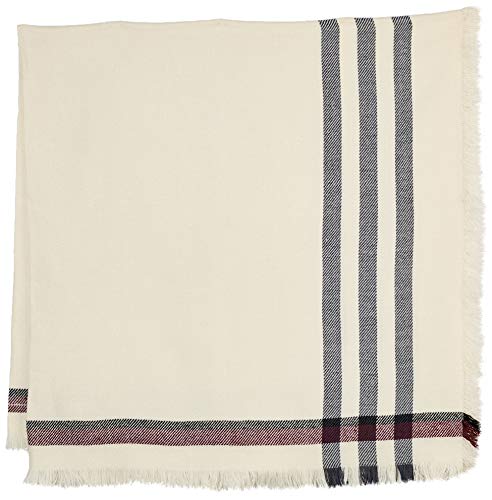 UNDER ZERO UO Women's Plaid Beige Large Blanket Scarf Wrap2