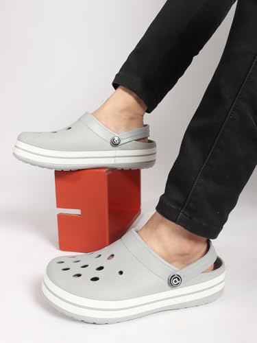 Image of Carlton London Men Comfortable Flat Round Toe Back-Strap Fashion Clog Shoes for Daily use and Casual use