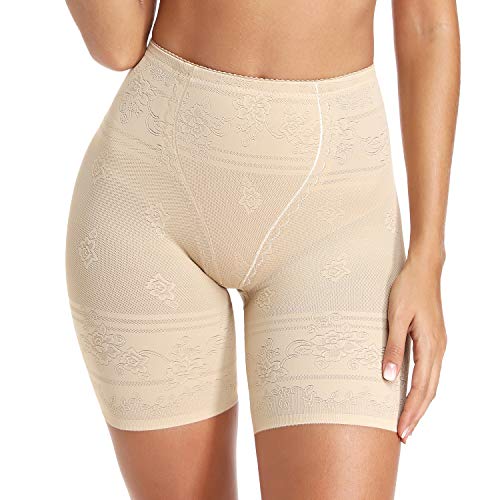 Womens shapewear shorts tummy control high waist panty thigh slim…