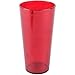 New, 16 oz. Restaurant Tumbler Beverage Cup, Stackable Cups, Break-Resistant Commmerical Plastic, Set of 6 – Ruby Red