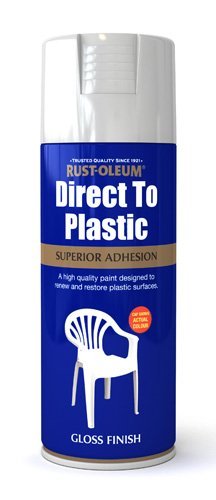 400ml Direct to Plastic Spray Paint Aerosol - White