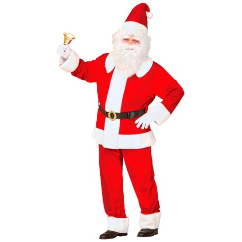 W WIDMANN MILANO Party Fashion - Costume de luxe Père Noël, Saint-Nicolas, Noël, costume de Noël