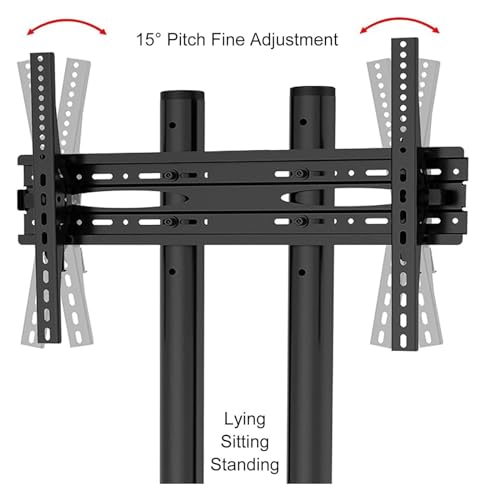 Soporte móvil para TV universal de 32-70 pulgadas miniatura 5