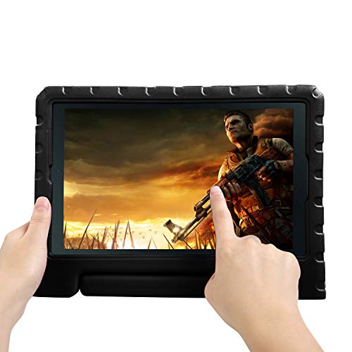 Newstyle Kids Case For Samsung Galaxy Tab A 10.5 Inch 2018 - Shockproof Light Weight Protective Handle Stand Eva Kids Case For Samsung Galaxy Tab A 10.5 2018 Model Sm-T590 T595 T597 (Black) #TOP2