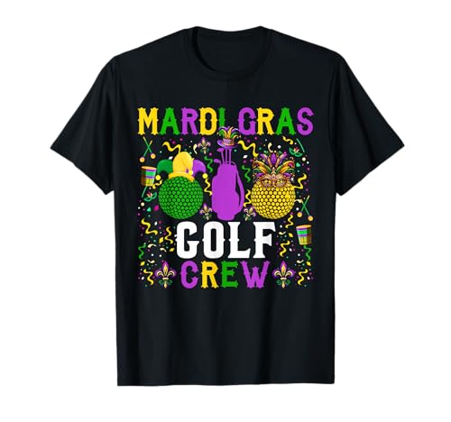 Mardi Gras Golf Beads T-Shirt