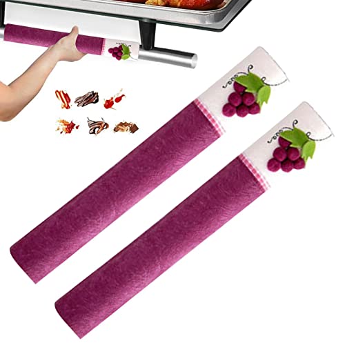 10 Pcs Tampa da maçaneta da porta do refrigerador | Capas de maçaneta de porta de geladeira destacáv