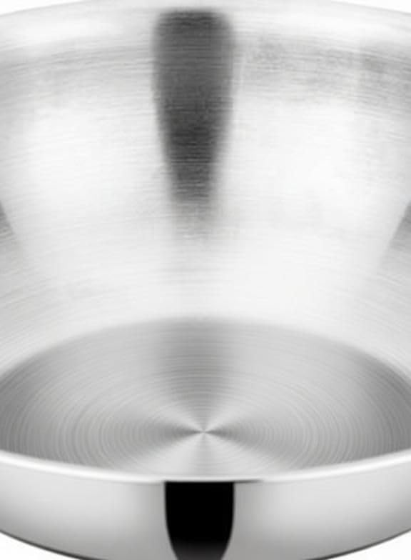 Image of Bhalaria Triply Stainless Steel Tasla 20CM | 1.5L Capacity | Induction & Gas Compatible | 2X Faster Heating | Easy to Clean | Less Oil Use | 100% Food Safe | Durable Cookware Silver