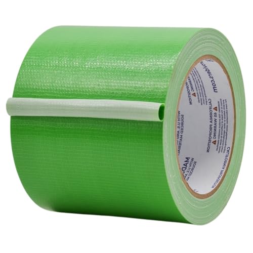 Image of MAT Duct Tape Light Green Industrial Grade, 4 inch x 60 ft. Waterproof, UV Resistant for Crafts, Home Improvement, Repairs, & Projects