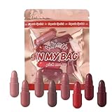 Juego de pintalabios de viaje, 8 colores mate, barras de labios de maquillaje, fórmula de larga duración, aplicación, estuche compacto para niñas, adolescentes, mujeres, bodas, todos lo