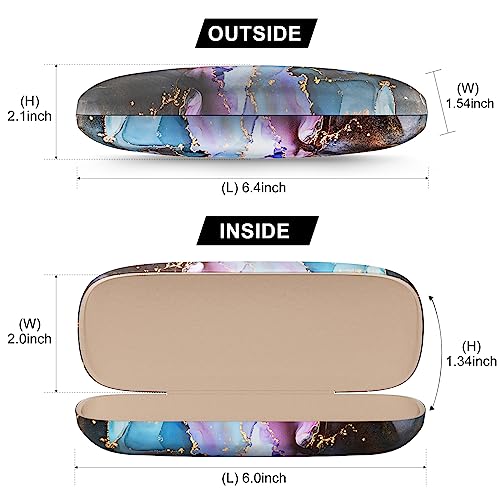 Image of Eyeglasses Case, Hard Shell Protective Case for Glasses, Unisex for Women Men