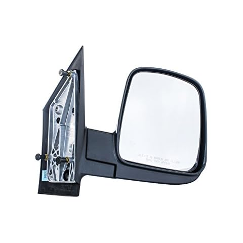 Dependable Direct Right Passenger Side Door Mirror for Chevy Express GMC Savana Textured Non-Heated Manual Folding (2003-2017) - GM1321284 Cover