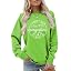 Fluorescent Green White Letter