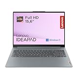 Lenovo IdeaPad Slim 3 Gen 8 – Ordenador Portátil 15.6" FHD (AMD Ryzen 5 7520U, 16 GB RAM, 512 GB SSD, Gráficos AMD Radeon 610M, Wi-Fi 6, Win 11 Home, Office Trial) Teclado QWERTY Español – Gris Ártico
